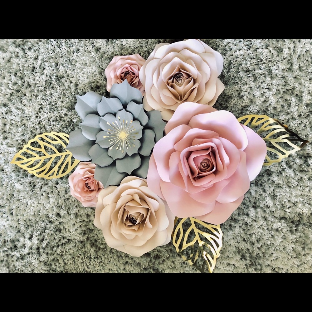 Paper Flowers Set